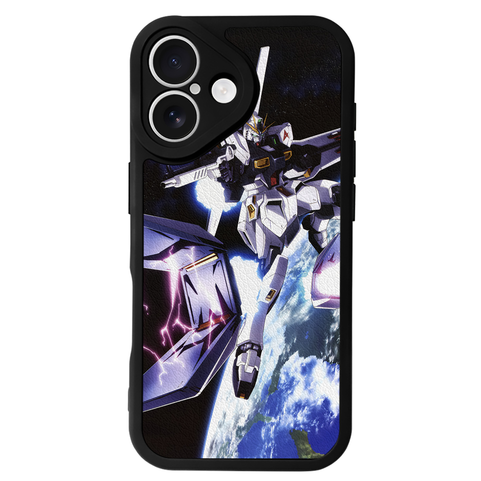 （画像用） 機動戦士ガンダム Mobile Suit Gundam 【iPhone 16シリーズ対応】シリコンスマホケース（レザー調） 材質：シリコン